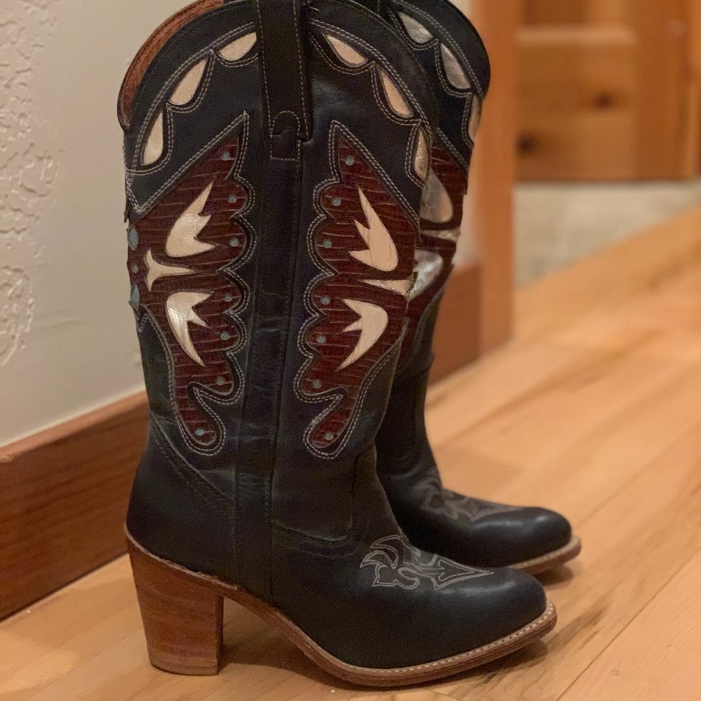 Miss Capezio Vintage Cowboy Boots